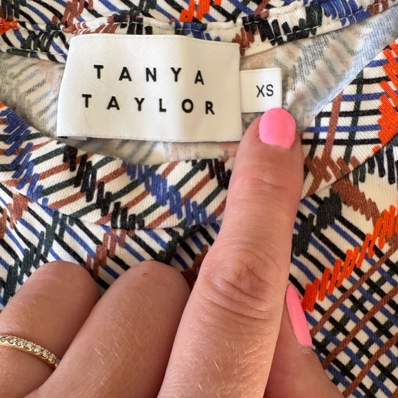 Girls Tanya Taylor Multicolor Plaid Dress - Picture 3 of 6